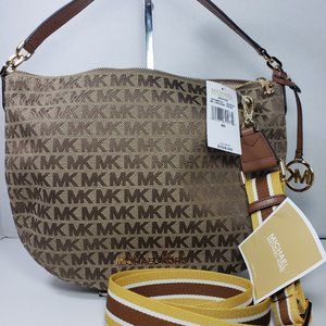 Michael Kors Bedford Leather Convertible SHLDR Bag